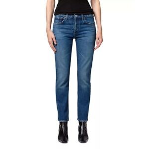 AGOLDE Cocktail Slim Ankle Jeans in Outline Size 28